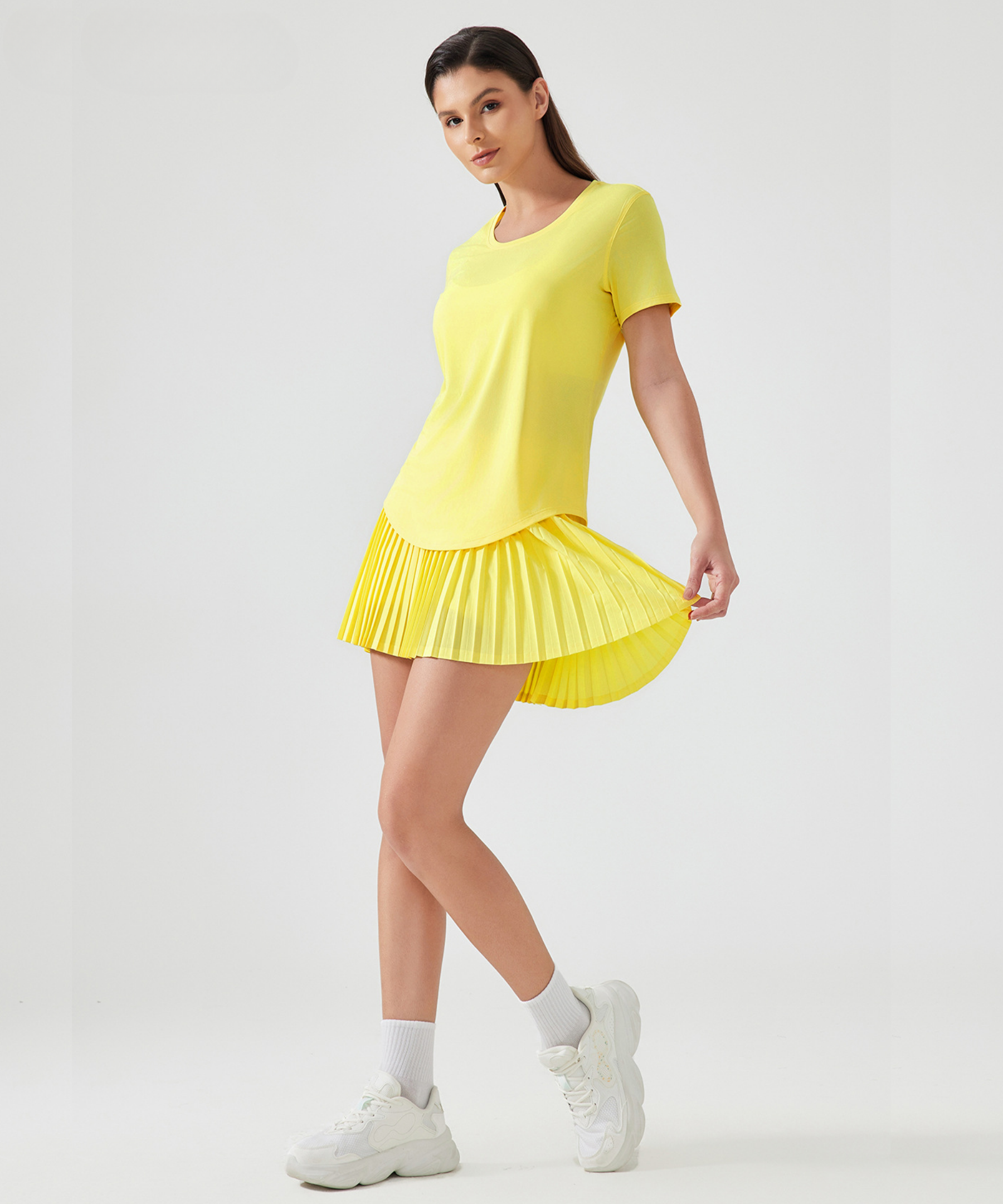 Asa Agile™ Ace High-Rise Pleated Pickleball Skirt